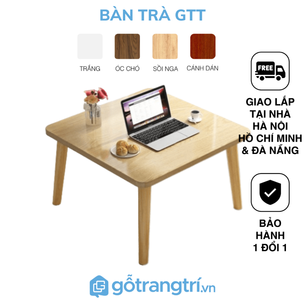 ⚡GIÁ GỐC⚡ Bàn ngồi bệt gỗ tốt chống trầy xước - Giao hàng nhanh - GHY 451 [GTT ]
