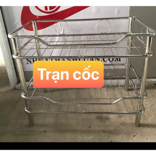 Chạn úp bát đứng/Kệ bát treo 2 tầng 3 tầng INOX đủ size