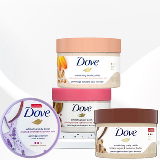 Kem dưỡng tẩy tế bào chết body dove 298g