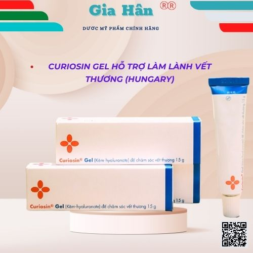 Curiosin Gel hỗ trợ làm lành vết thương xước, trầy, vết cắt, vết bỏng nhẹ - Hungary.