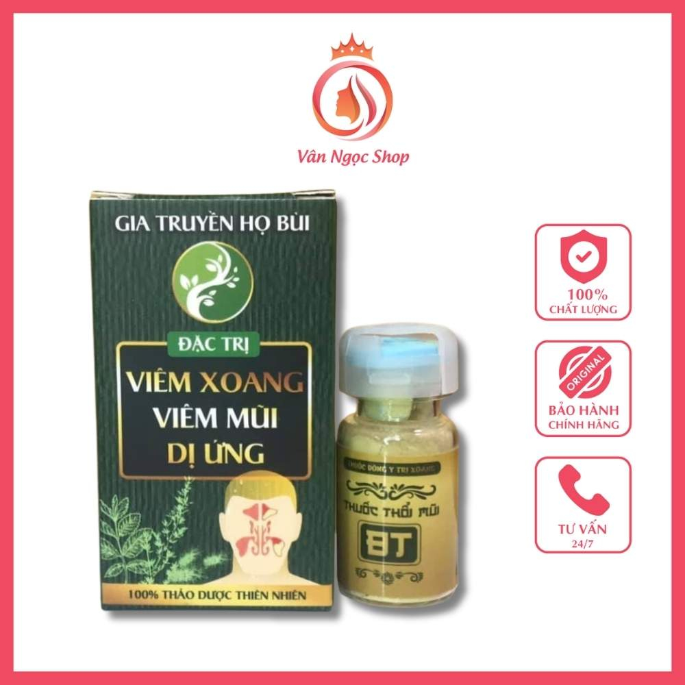 BỘT THỔI MŨI BT - VIEM XONG, VIEM MUI dị ứng