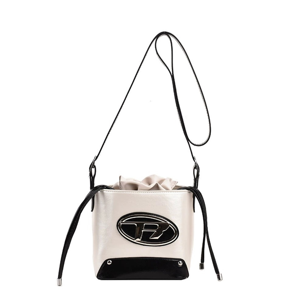 Phối Màu Thời Trang Jingle Túi Túi Xách Vuông Nhỏ Túi Dây Rút Túi Nữ Túi💢HÀNG CÓ SẴN💢