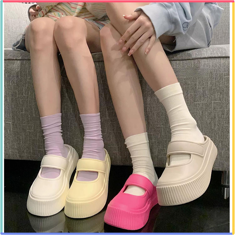 Dép lê đầu to xấu xí đế dày