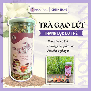Trà gạo lứt đỗ đen hoa nhài, thanh lọc cơ thể, giảm cân an toàn