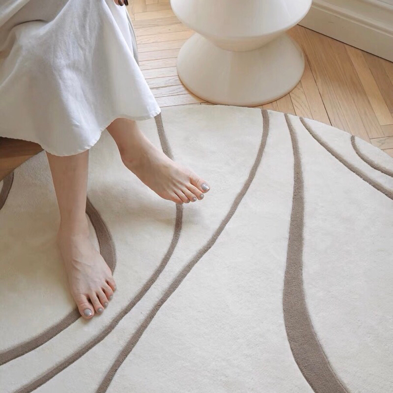 Thảm trải sàn Moon tròn cao cấp || Moon Rug