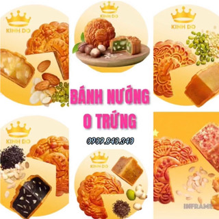 Kinh đô dòng bánh 0 trứng nướng dẻo. bánh trung thu kinh đô 2024