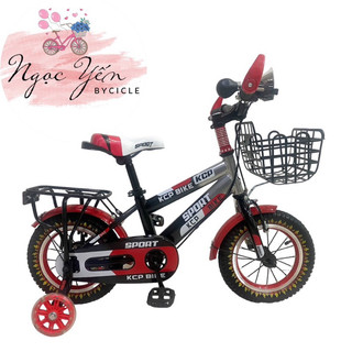 Xe đạp trẻ em 12in baga tay ngang kids sport