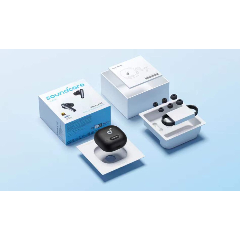 Tai nghe không dây Bluetooth Anker Soundcore Liberty 4 NC A3947 chống ồn cao cấp, pin 50h, hires, bluetooth 5.3