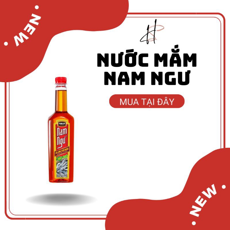 Nước Mắm Nam Ngư Cá Cơm 900ml