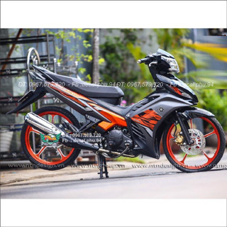 Tem exciter 135 lc v7 cam đen crom