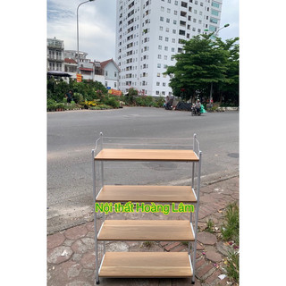 Kệ sách sắt đa năng 4 tầng dài 80cm