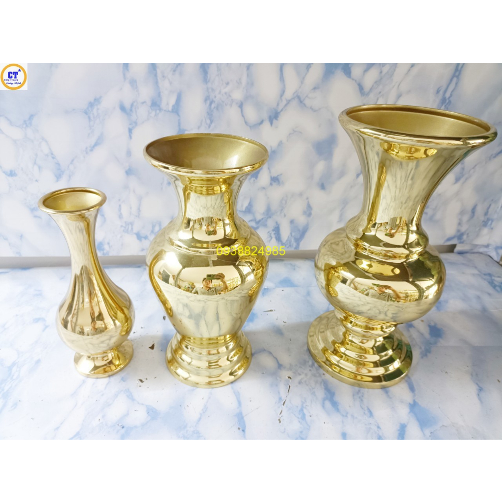 Bình bông trơn 18cm, 22cm, 25cm