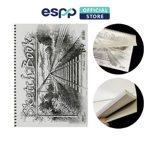 Vỡ vẽ ngang 30 tờ có bìa cứng kê vẽ giấy dày khổ A4 Sketchbook - ESPP
