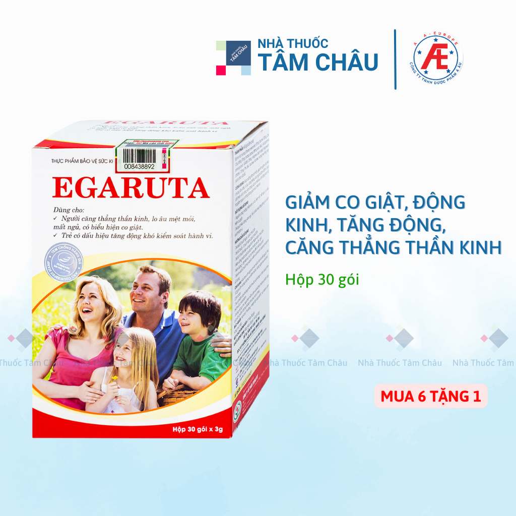 Cốm Egaruta Giảm Chứng Co Giật, Co Cứng, Tăng Động, Rối Loạn Cảm Xúc, Rối Loạn Giấc Ngủ [Chính Hãng]