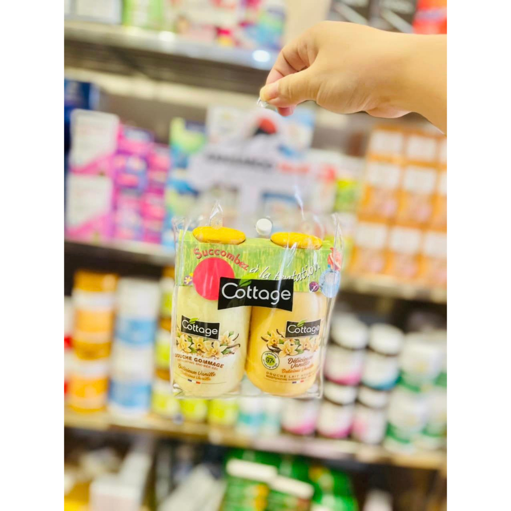 Set sữa tắm Cottage nước hoa Pháp