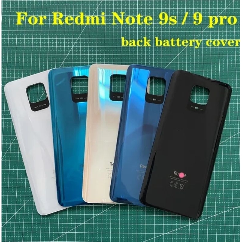Nắp lưng Xiaomi Redmi Note 9S Note 9 Pro Max Nắp Đậy Pin Thay Thế Chuyên Dụng Cho
