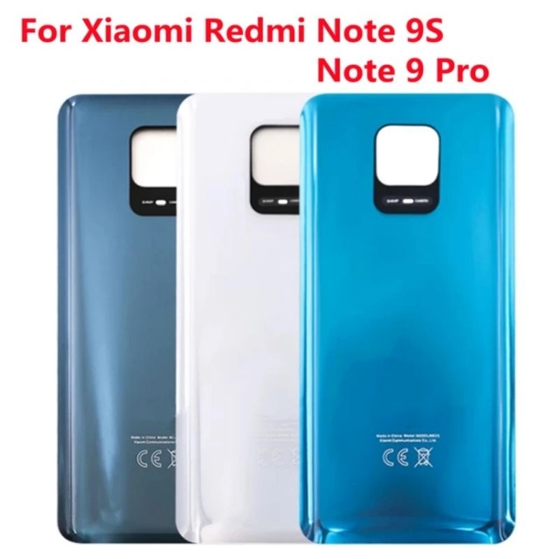 Nắp lưng Xiaomi Redmi Note 9S Note 9 Pro Max Nắp Đậy Pin Thay Thế Chuyên Dụng Cho