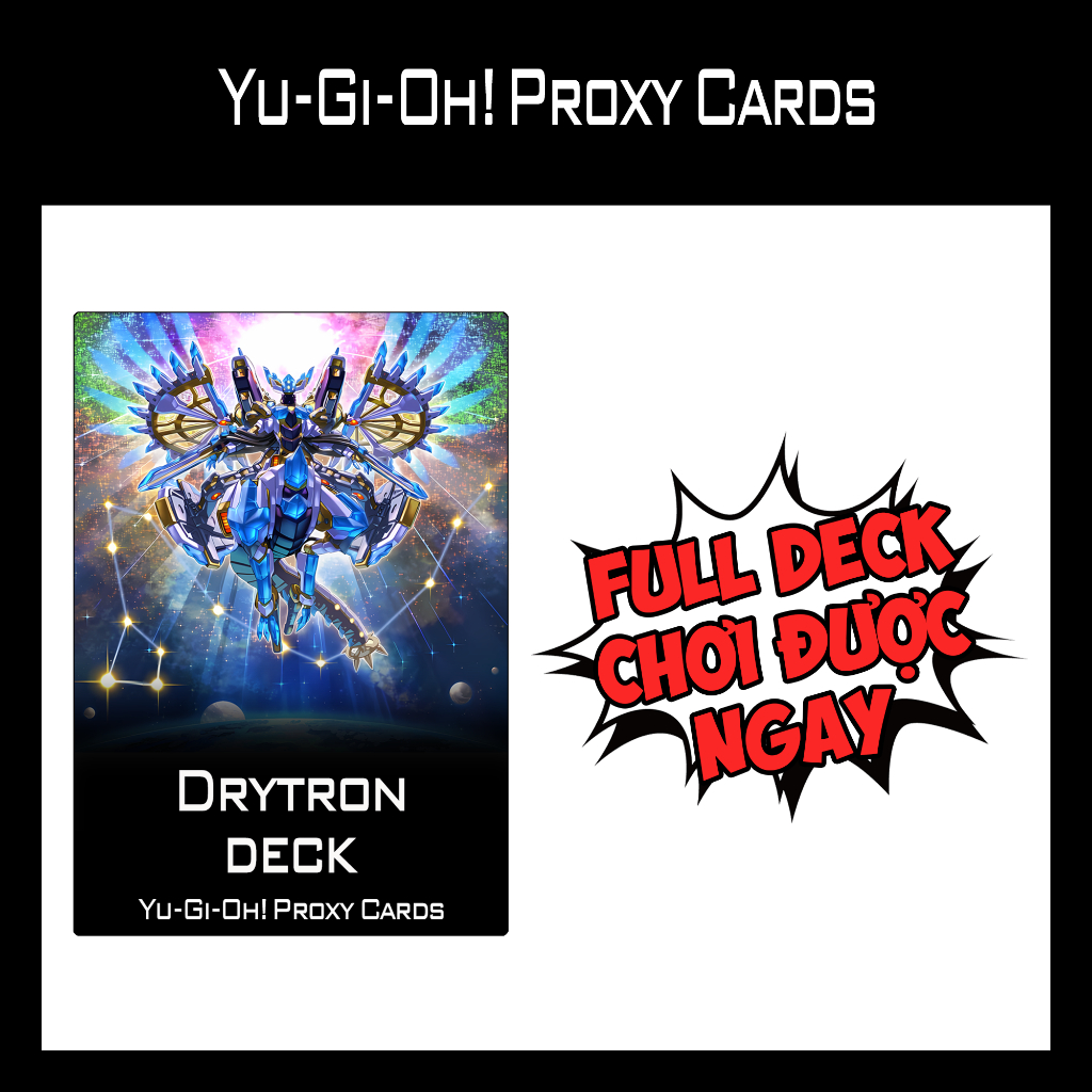 Bài YUGIOH - Drytron Deck - Bài IN 1 MẶT
