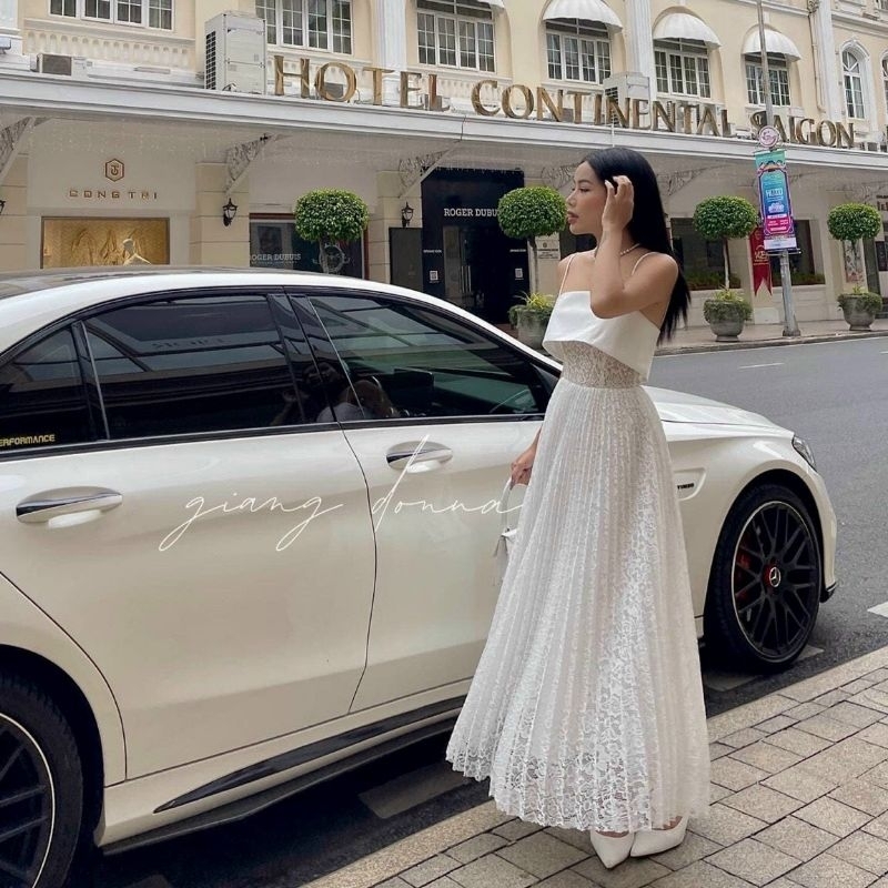 maxi dây ren dập li bèo ngực siêu đẹp