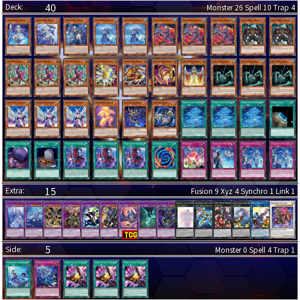 Bài YUGIOH - Tearlaments Deck - Bài IN 1 MẶT