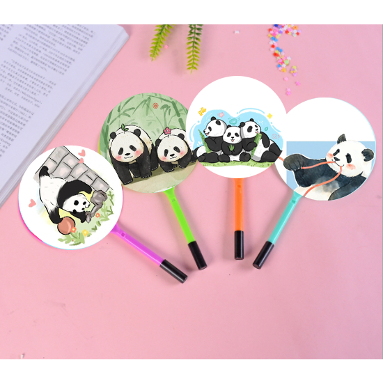 Bút quạt Gấu trúc manh lan hoa hoa phúc bảo Pandabiz BQI7 viết rilakkuma bi mực cute dễ thương