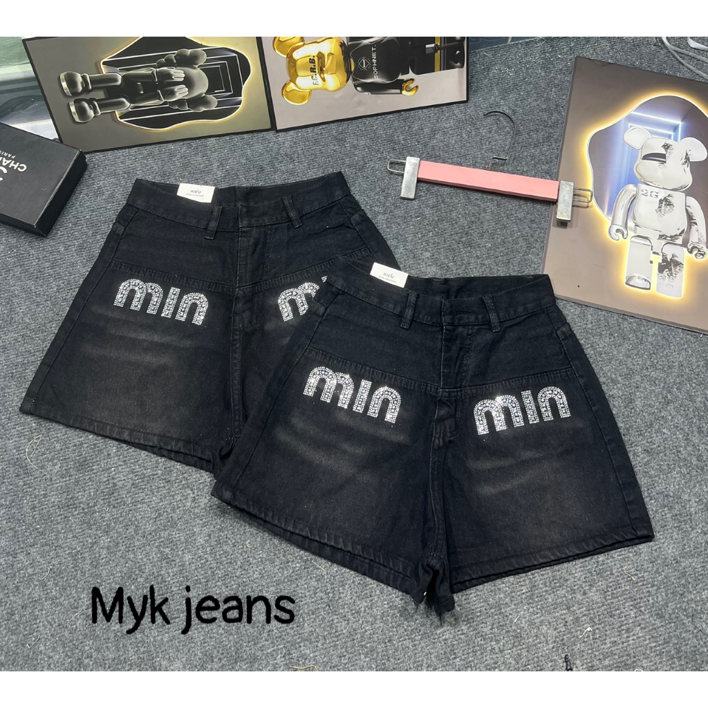 Quần Short MYK Jeans - Đính Đá minmin