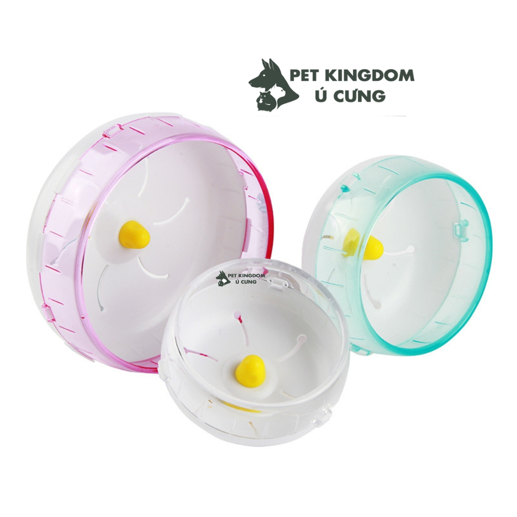 Wheel gắn lồng nhiều size cho hamster