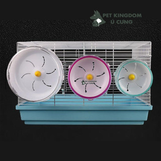 Wheel gắn lồng nhiều size cho hamster
