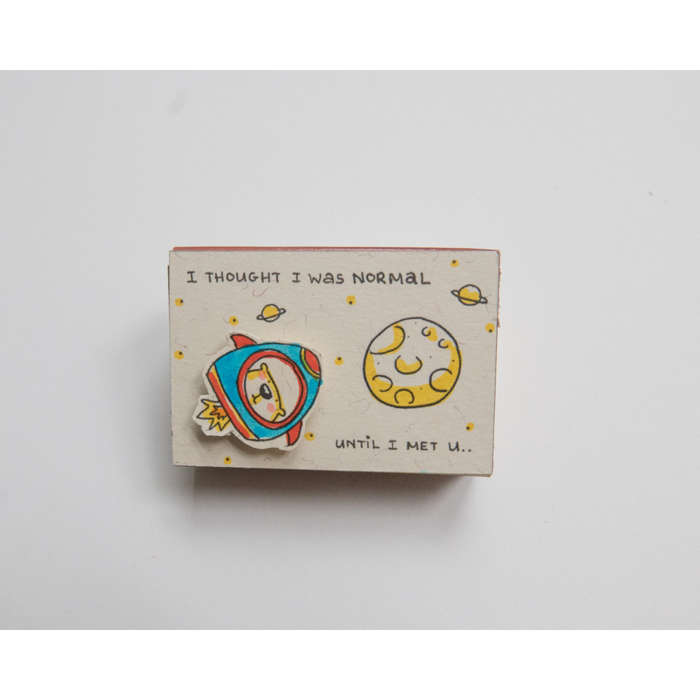 Thiệp Tình Yêu Hộp Diêm "I thought I was normal"