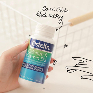 Viên uống bổ sung Canxi và Vitamin D3 cho mẹ bầu Ostelin Calcium & Vitamin D3 130 viên Úc