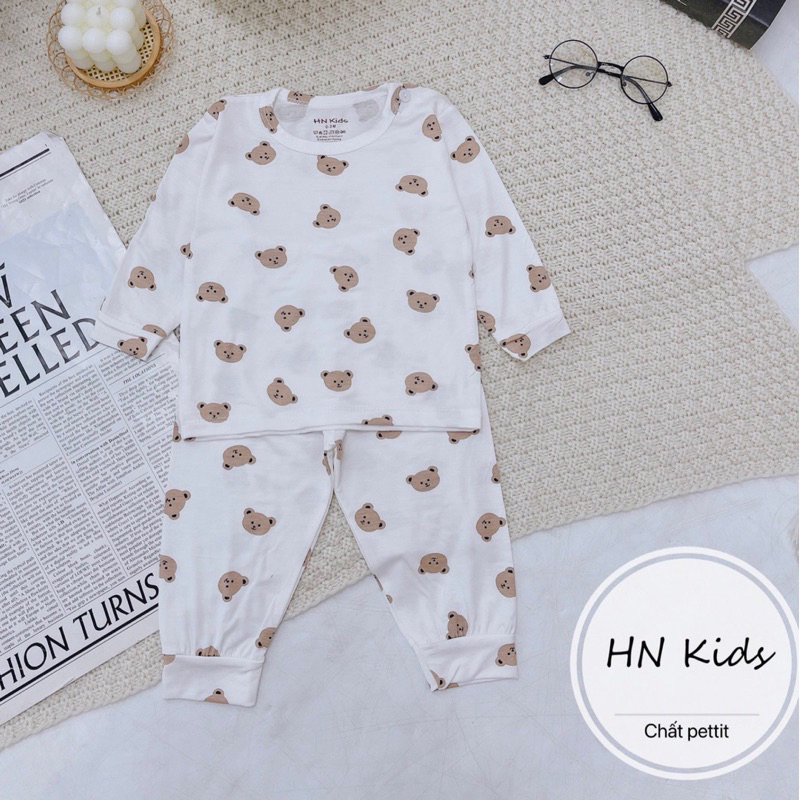 Bộ HN kids dài tay cài vai cho bé yêu💕💕💕