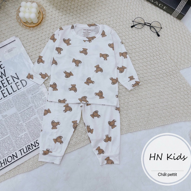 Bộ HN kids dài tay cài vai cho bé yêu💕💕💕