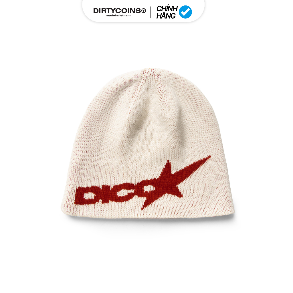 Nón DirtyCoins Dico Star Beanie - Cream