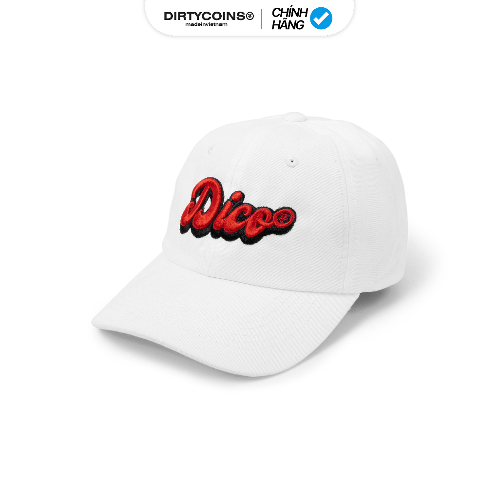 Nón DirtyCoins Dico Comfy Baseball Cap - White