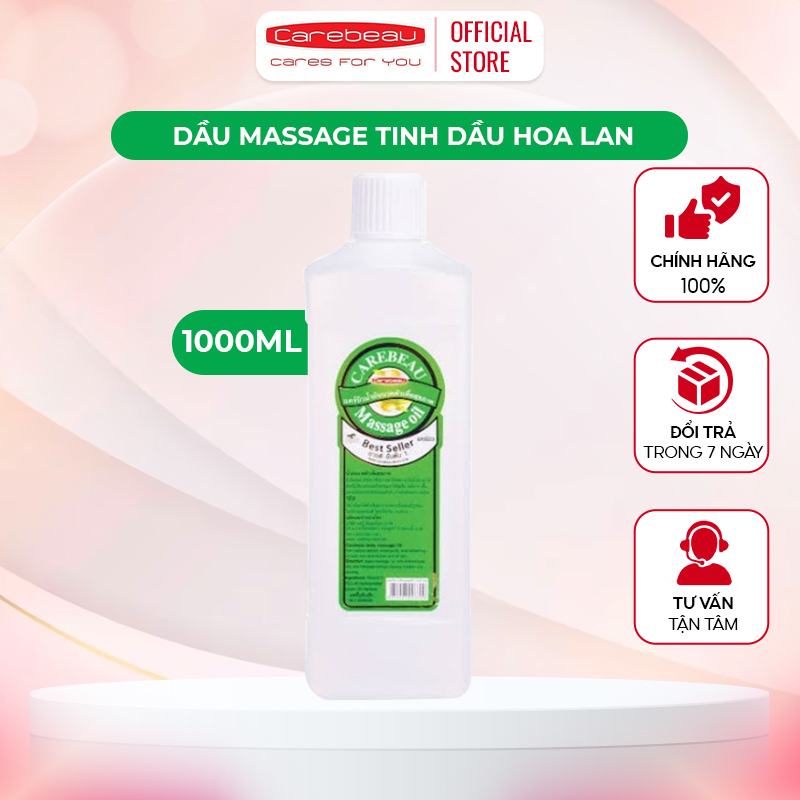 Dầu Massage Carebeau chăm sóc da tinh dầu hoa lan Rachavadee 1000ml