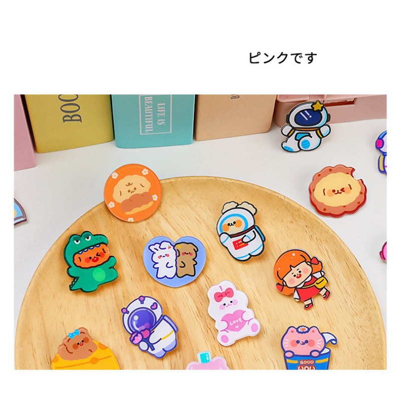 Gim Cài Áo Hình Hoạt Hình Dễ Thương