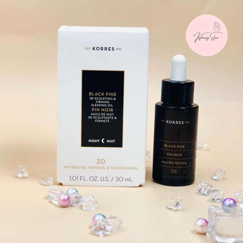 Tinh Chất Korres Black Pine 3D Sculpting Firming & Lifting Serum Chiết Xuất Thông Đỏ 30ml Hàn Quốc