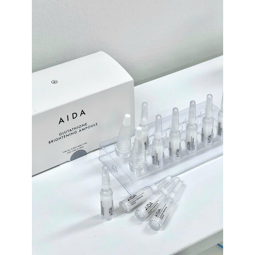lọ Tinh chất tế bào gốc trắng da Glutathione AIDA 2ml