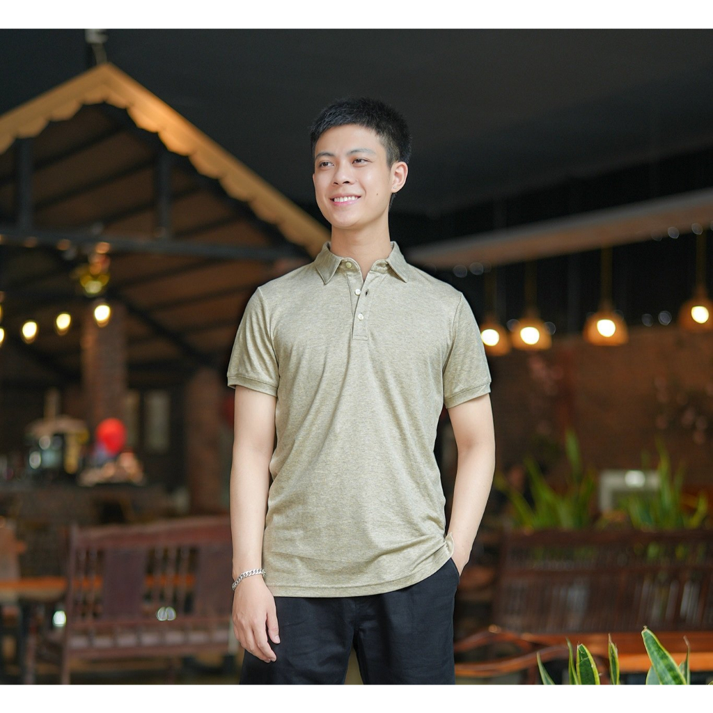 Áo polo nam trơn FALUMAR, mẫu áo phông nam chính hãng có cổ đẹp trẻ trung