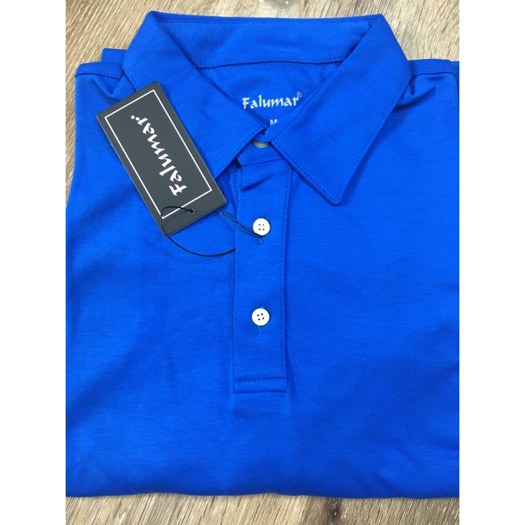 Áo polo nam trơn FALUMAR, mẫu áo phông nam chính hãng có cổ đẹp trẻ trung