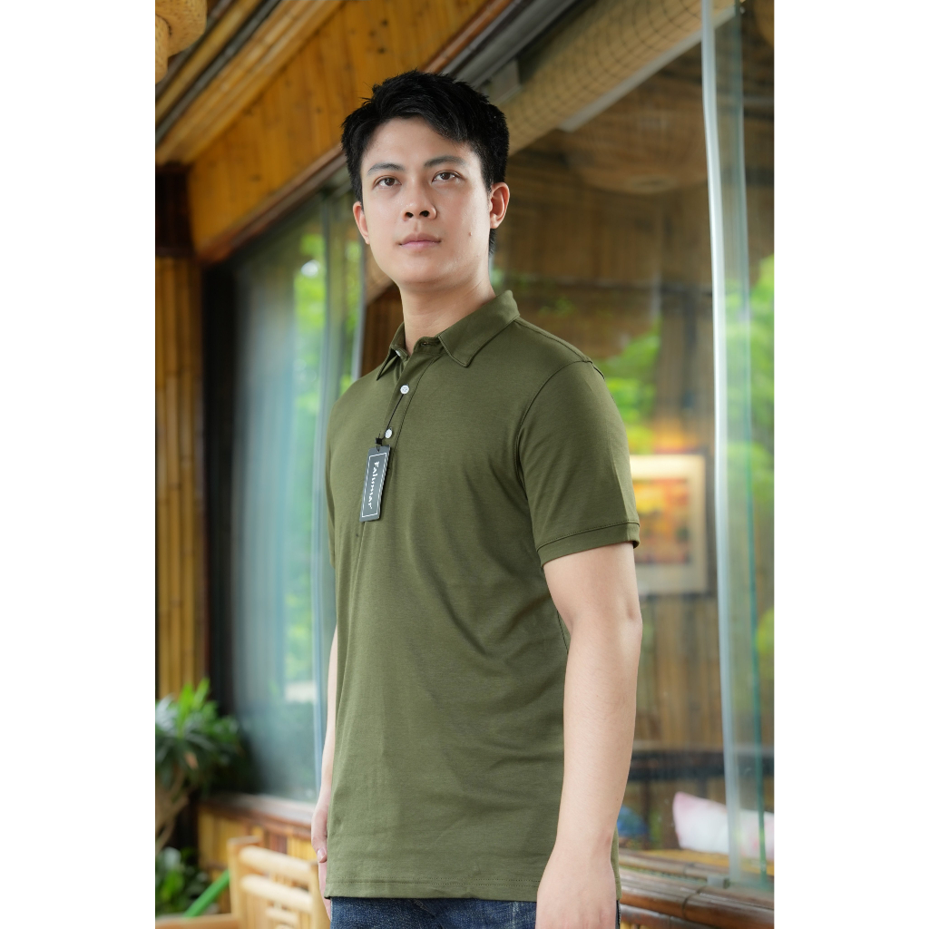 Áo polo nam trơn FALUMAR, mẫu áo phông nam chính hãng có cổ đẹp trẻ trung