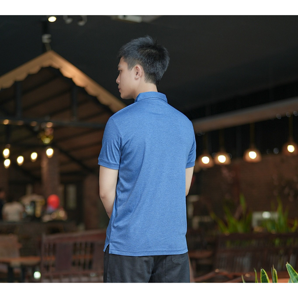 Áo polo nam trơn FALUMAR, mẫu áo phông nam chính hãng có cổ đẹp trẻ trung