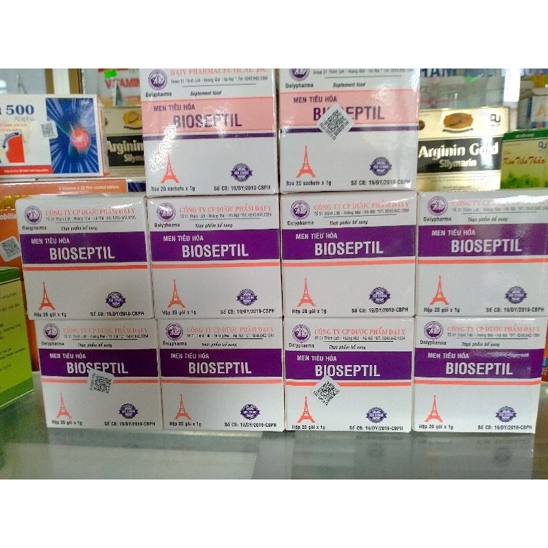 Men tiêu hoá BIOSEPTIL Đại Y hộp 20 gói