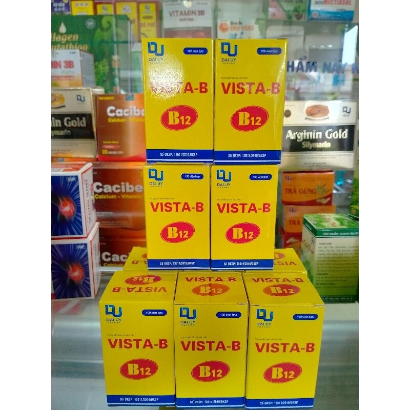 Vitamin VISTA B12 Đại uy Pharma lọ 100 viên