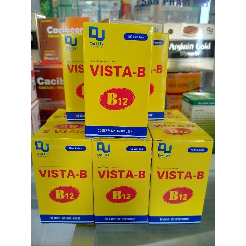Vitamin VISTA B12 Đại uy Pharma lọ 100 viên