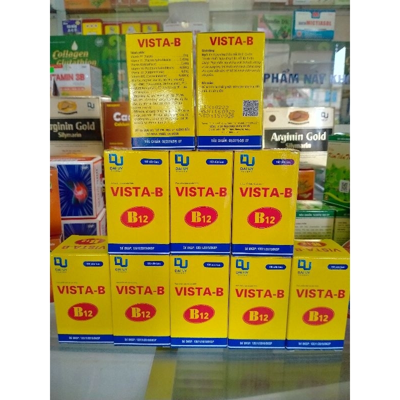 Vitamin VISTA B12 Đại uy Pharma lọ 100 viên