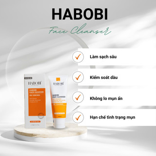 Sữa rửa mặt dịu nhẹ, lành tính an toàn cho mọi loại da HABOBI Face Cleanser