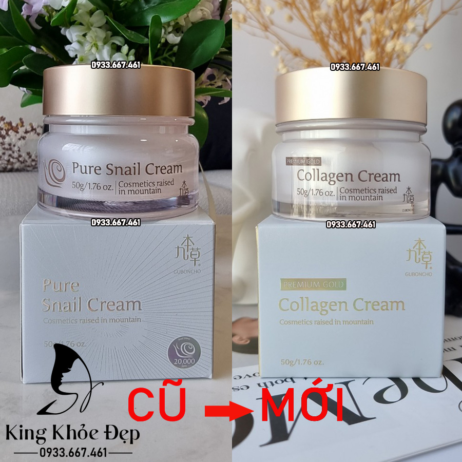 Date 2026 Kem Ốc Sên GUBONCHO Pure Snail Cream