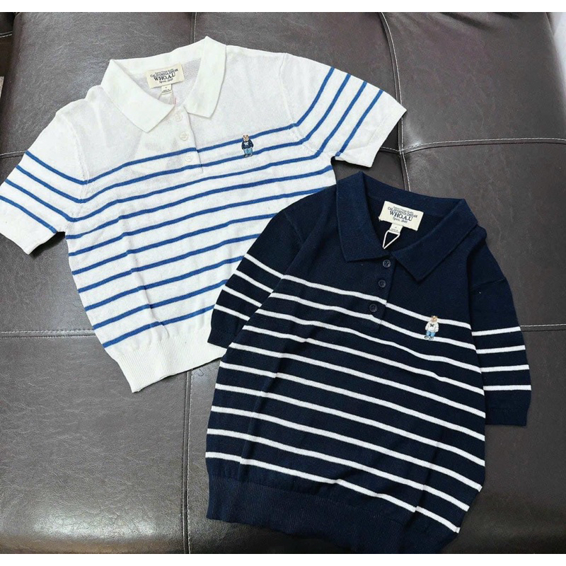 Áo Polo Whoau Kẻ Sọc