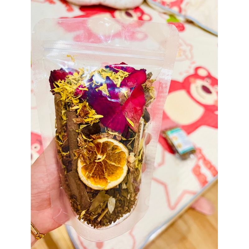 Thảo Dược Xông Mặt Hana Care Xông Thư Giãn Thải Độc Giúp Da Trắng Hồng gói 120g